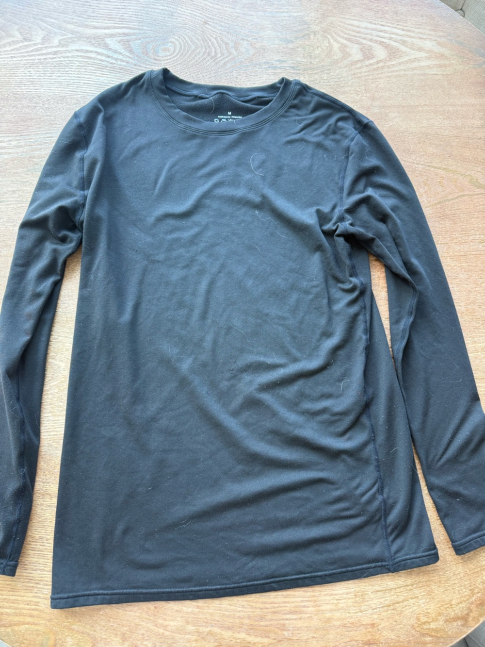 Thermal Classic Black Long-Sleeve Top